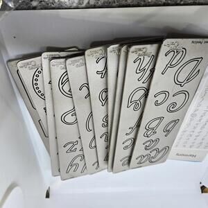 Sizzix Alphabet / Harmony / Complete / Uppercase & lowercase